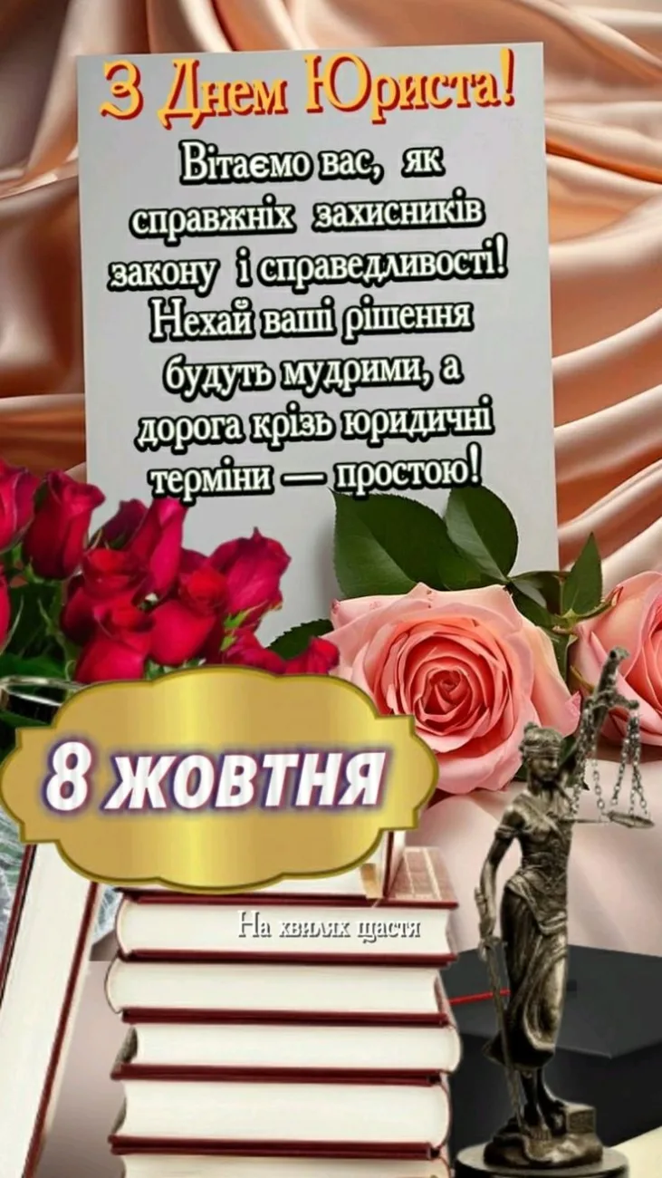 Щирі привітання з Днем юриста 2026