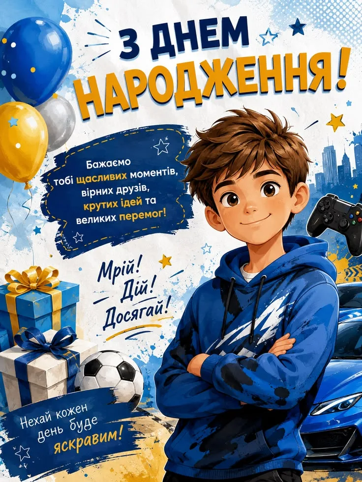 Привітання з Днем народження дитині: щирі слова та красиві листівки
