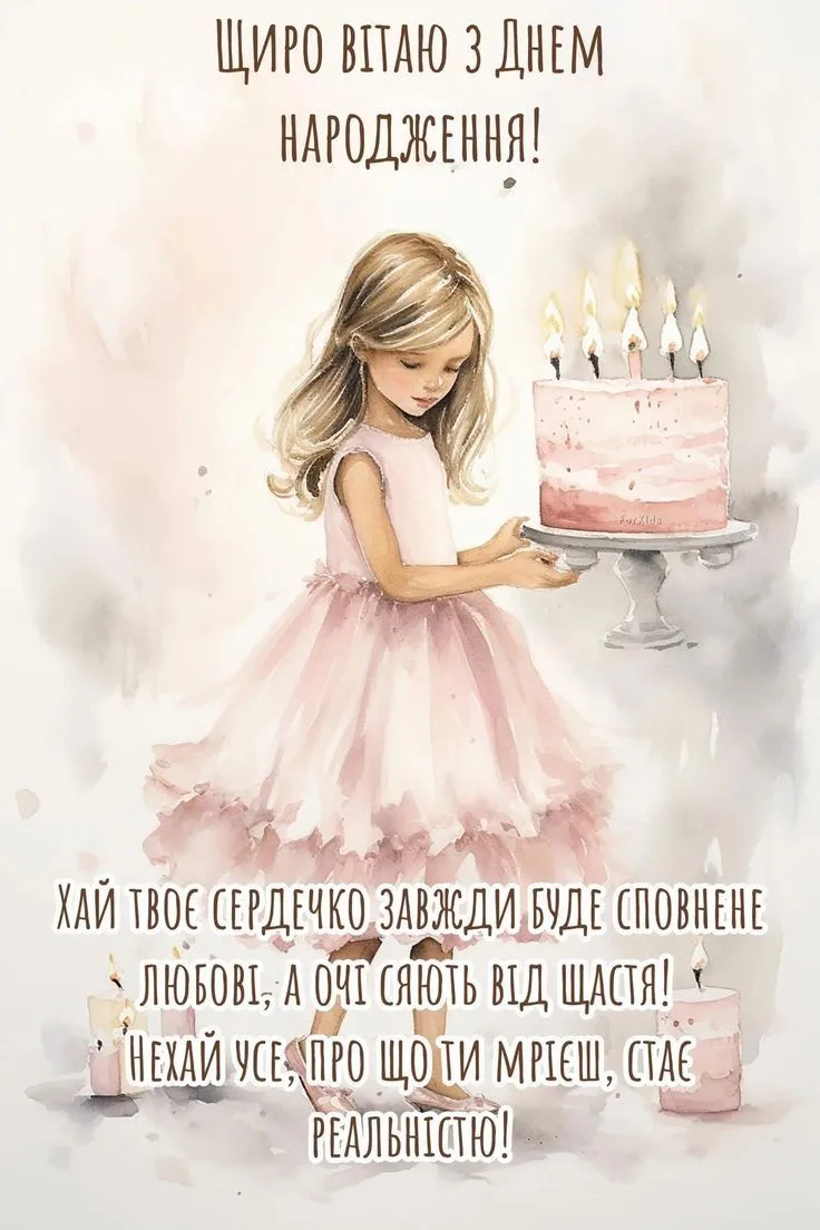 Привітання з Днем народження дитині: щирі слова та красиві листівки