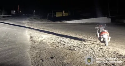 На Полтавщині правоохоронці з'ясовують деталі аварії, в якій травмувався неповнолітній мотоцикліст