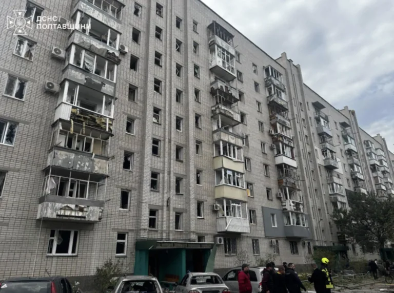 Атака дрона на Кременчук: кількість загиблих зросла до трьох, серед 15 поранених — троє дітей