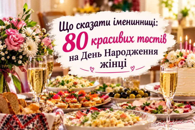 Що сказати іменинниці: 80 красивих тостів на день народження жінці